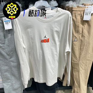 030 T恤DV8433 010 耐克JORDAN男子圆领运动上衣休闲印花长袖 Nike