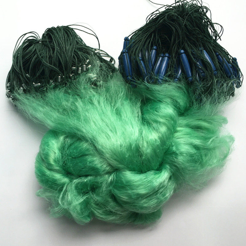 槐渔8-20米100米三层网渔网捕鱼网粘网逮鱼网打渔网三层鱼网沾网