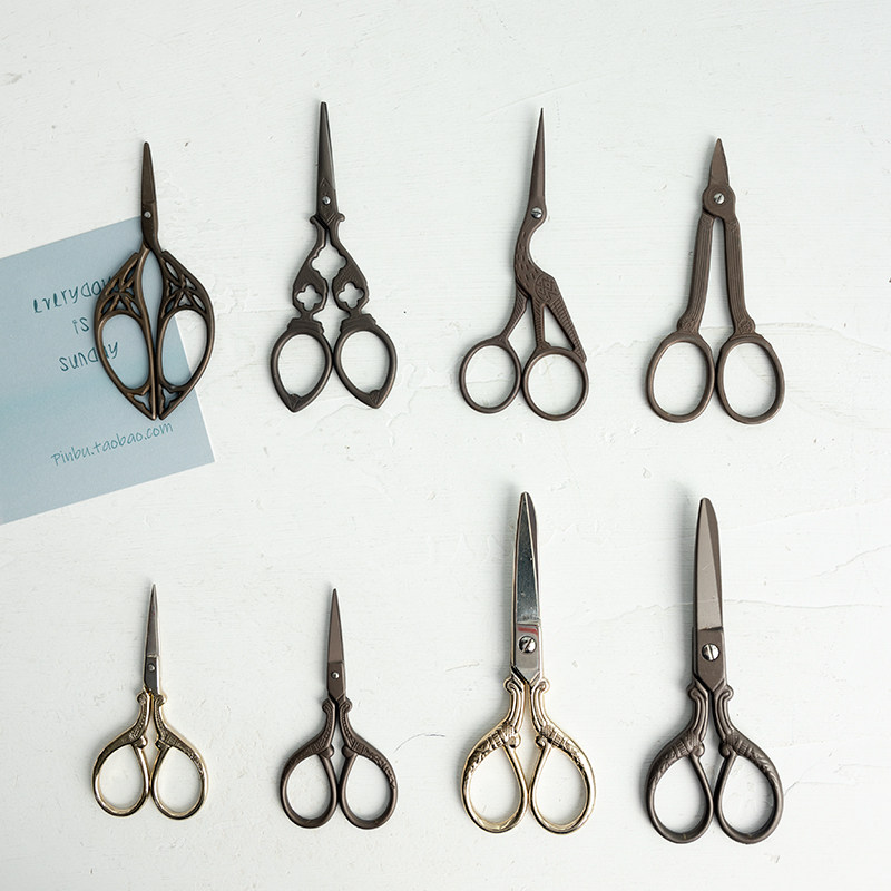 闹闹家手工辅料工具拼布手工diy不锈钢复古zakka剪刀