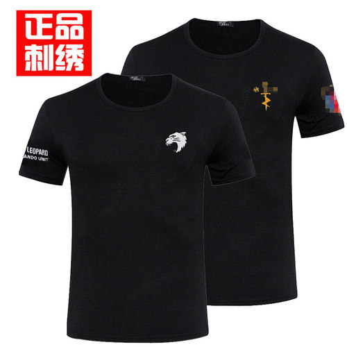 特种兵短袖T恤男 夏季体能训练服刺绣作战体恤军迷半袖战术衣服夏