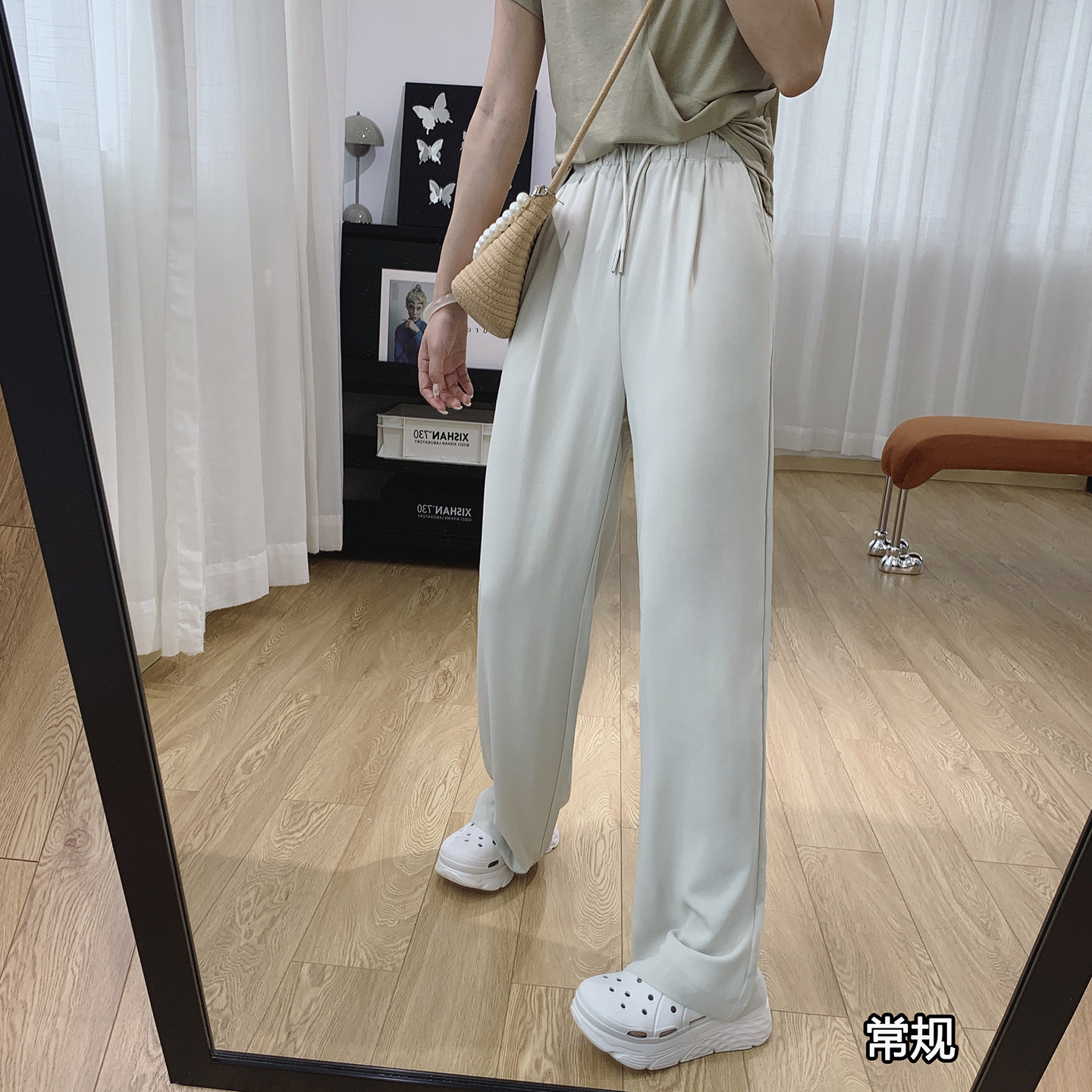 清仓特价抖抖裤宽松直筒显瘦垂感休闲裤女夏薄款裤子速干裤阔腿裤,女装/女士精品,休闲裤,淘宝优惠券,粉丝福利购,淘宝优惠卷