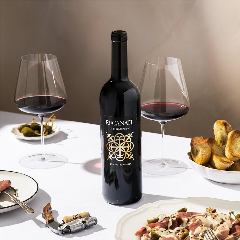 kosher认证 recanati 雅士明混酿干红 赤霞珠梅洛 以色列原瓶进口