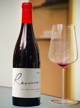 美国酒 Racines 兰欣娜酒庄圣丽塔山干红 2019 精品葡萄酒