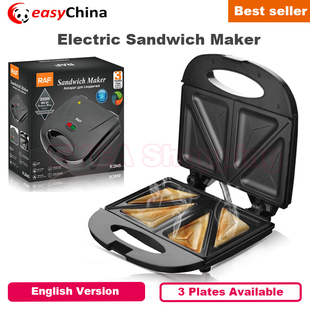 with Non Stick Electric For Maker Plates Breakfast Sandwich