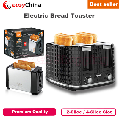 English Bread Toaster 4 Slices / 2 Slices Maker Wide Slot
