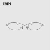 JINNNN SINGLE金属边框透明眼镜