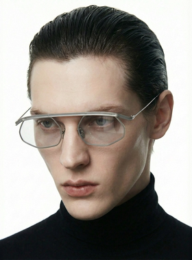 JINNNN防紫外线多边形简约太阳镜