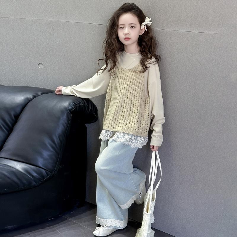 女童春装套装2025新款儿童春时尚套装