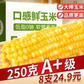 新鲜黄糯玉米甜糯玉米非即食东北黏玉米粒香粘非转基因黑玉米早餐