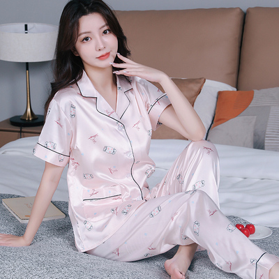 褐瞳女丝绸舒适柔软可外穿