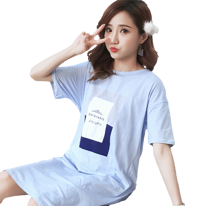 纯棉休闲风少女家居服短袖睡衣