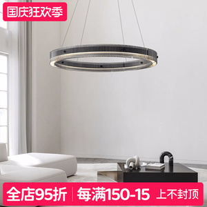 意式极简客厅吊灯现代简约高端设计师全光谱餐厅套房灯具2023新款