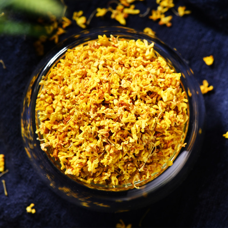 白凉粉200g做20碗桂花凉粉桂林桂花干花可食用【送桂花干10g】