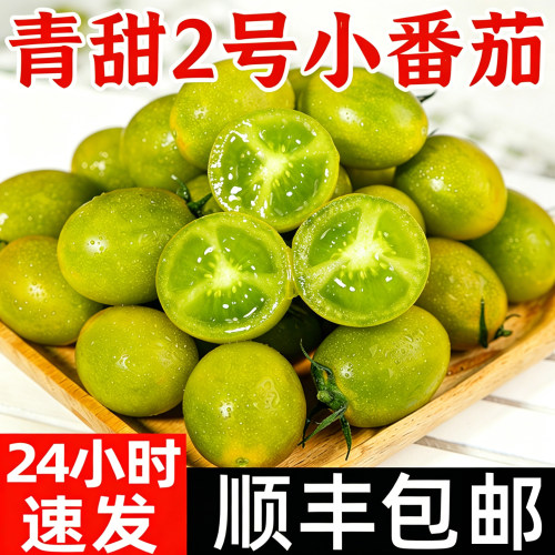 青甜2号青口蜜小番茄生吃好吃