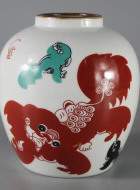 景德镇仿古风太保枣子展柜陶瓷器