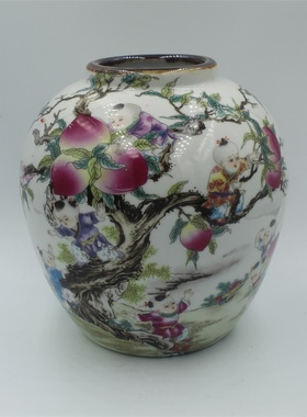 景德镇仿古风清光绪粉彩家居装饰