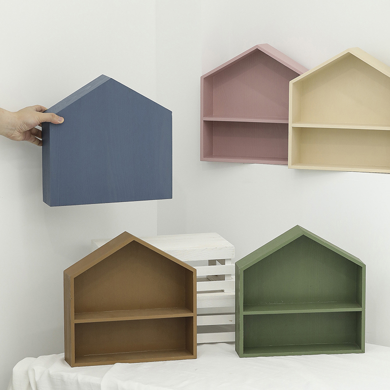 莫兰迪色家居饰品房子造型软装