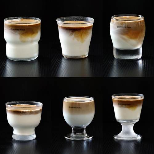 ins风玻璃杯家用Dirty杯美式杯