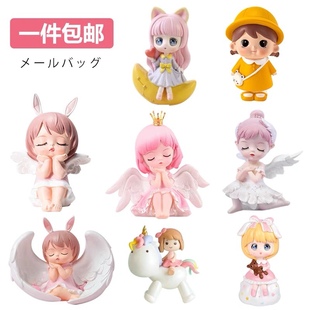 包邮树脂贝拉蜜雪安妮小王子生日蛋糕装饰摆件男宝宝周岁王子公主