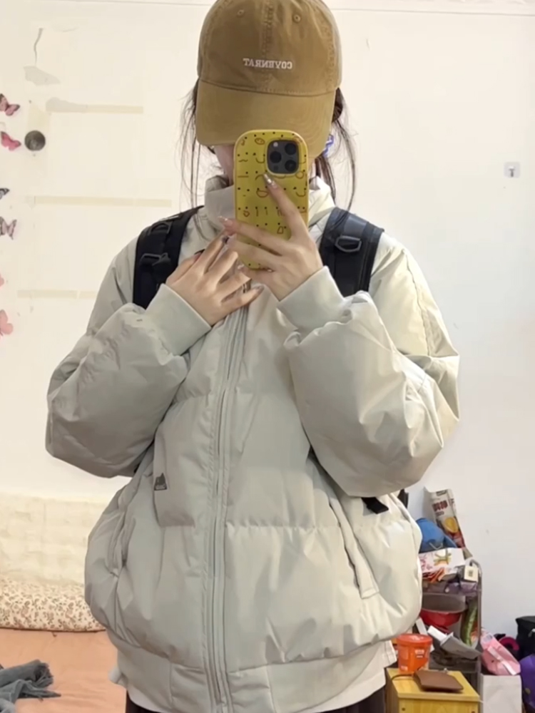 2025年新款冬季羽绒棉服女加厚韩系小个子棉衣面包服学生棉袄外套