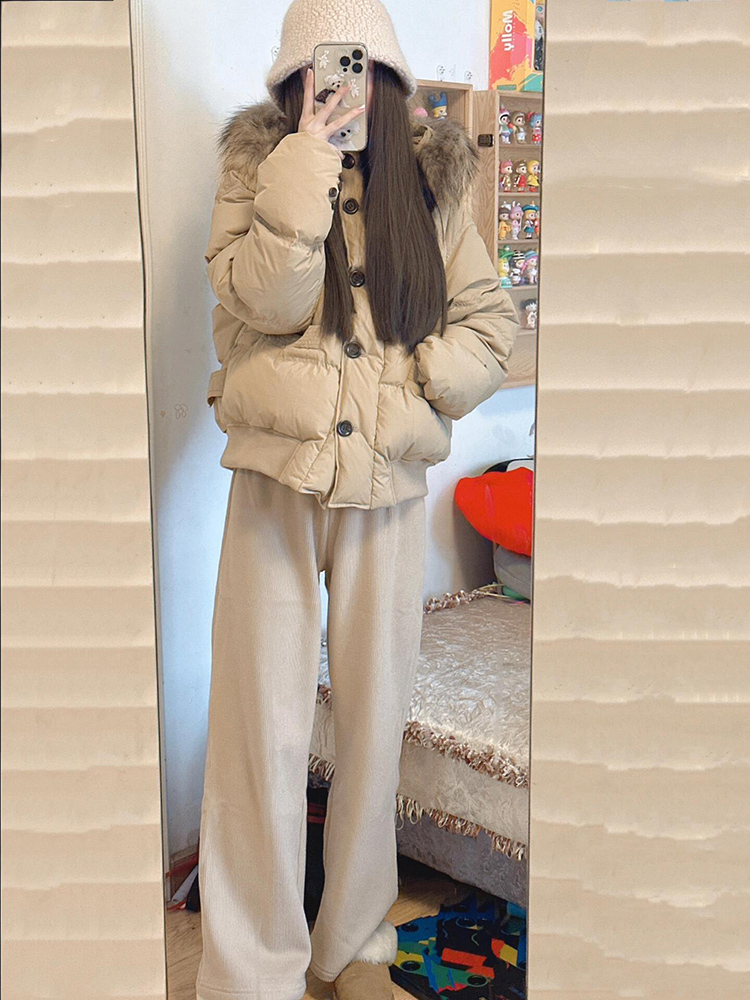 超好看羽绒棉服女2025年新款冬季加厚小个子韩系外套棉衣棉袄外套