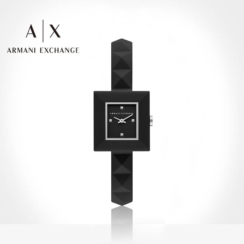 Armani阿玛尼官方旗舰店新款手表简约女士小方表盘正品名牌AX4400