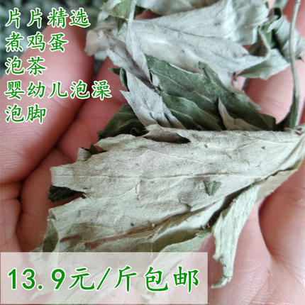 野生艾叶今年端午新货片片精选艾草端午艾叶草泡澡泡脚熏蒸