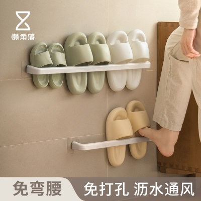销量TOP拖鞋架浴室懒角落