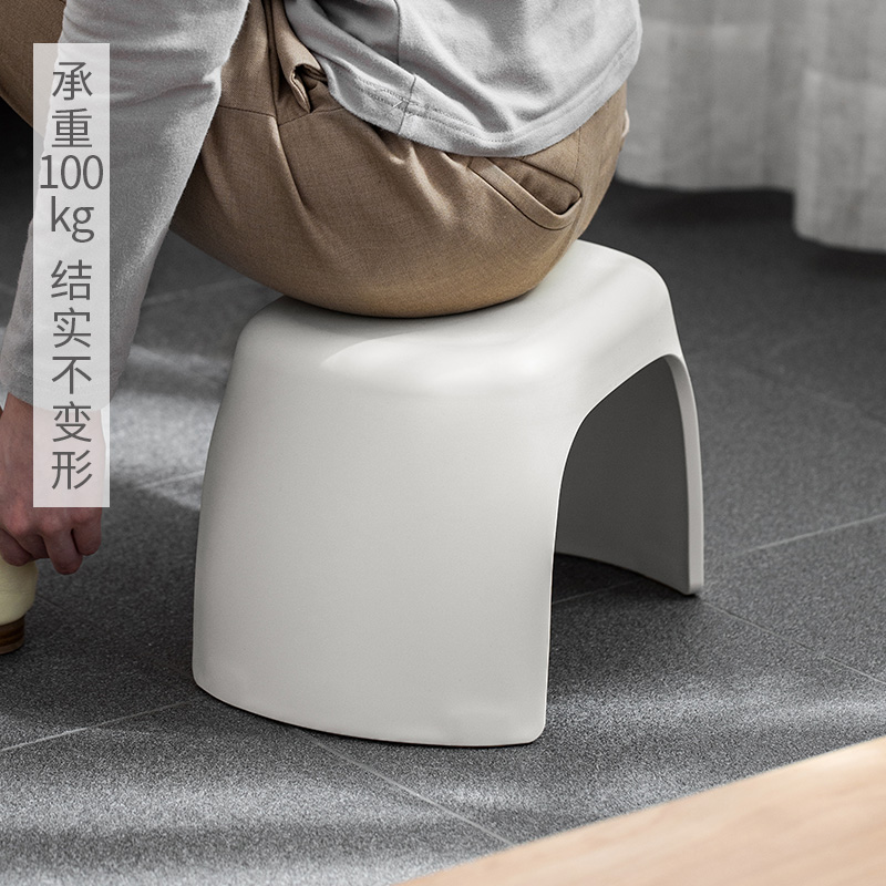 懒角落小凳子家用矮凳小板凳儿童塑料椅子门口进门换鞋凳踩脚凳
