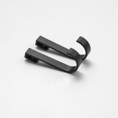 卫生间厨房置物架挂钩宿舍S钩挂杆专用配件勾子可滑动单个太空铝