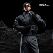 Monster Guardians守护者系列男子秋冬户外三防面料轻薄夹棉外套