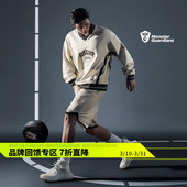 上衣 复古国潮空气棉套头卫衣男秋运动长袖 Monster Guardians美式