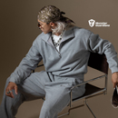 华夫格加绒套装 N系列男子秋冬休闲卫衣卫裤 Guardians Monster