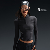 Monster 紧身衣 Guardians女子春秋透气高弹运动训练健身立领长袖