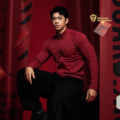 MSGD马年限定男子一体编织外套