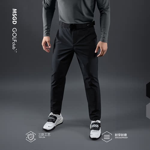 MSGD男子户外三防高尔夫运动长裤