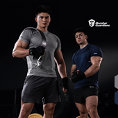 男上衣夏季 运动训练短袖 健身衣服 Guardians抗菌高弹修身 Monster