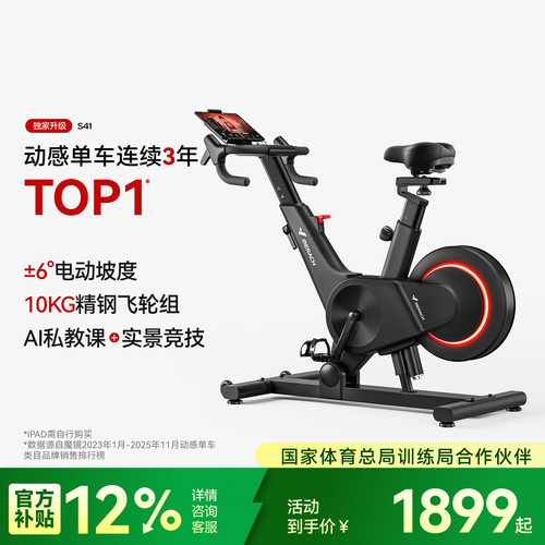 麦瑞克动感单车家用款专业骑行有氧健身器减肥运动室内功率自行车