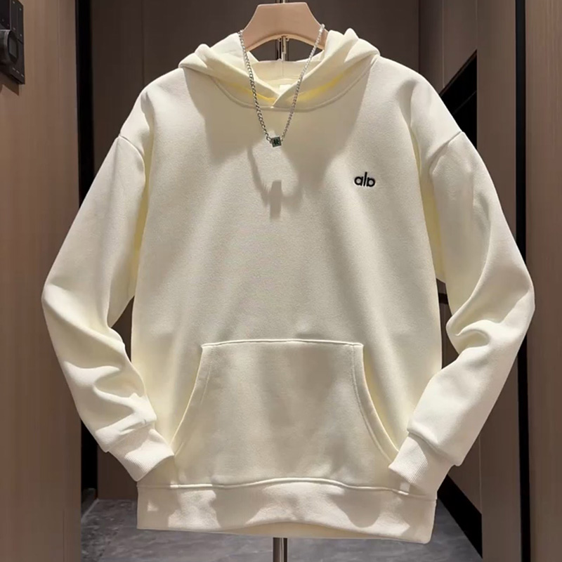 美式潮牌刺绣连帽卫衣男长袖体恤