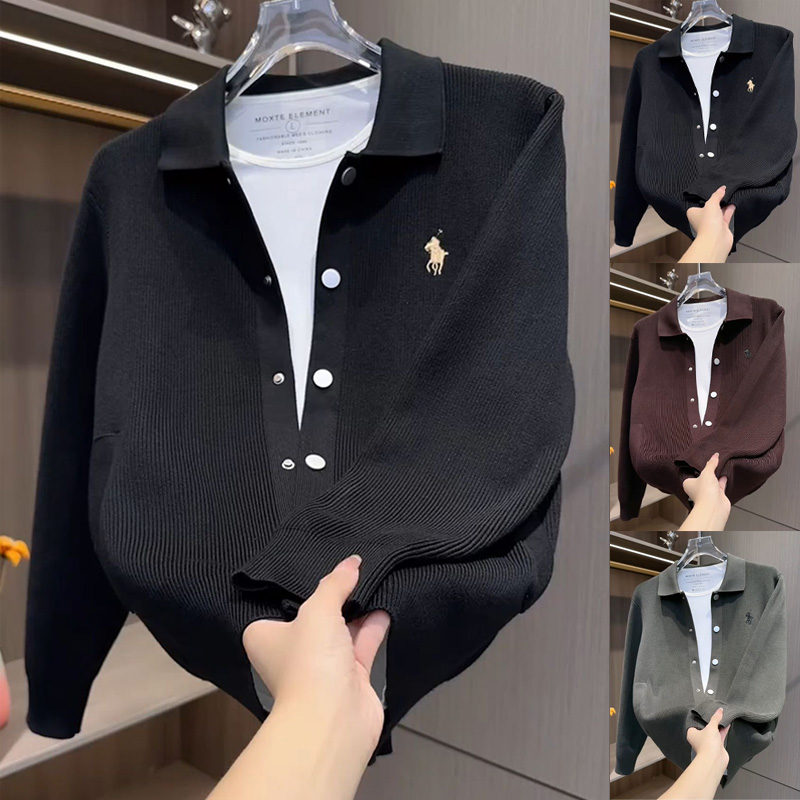 网红爆款秋季男士针织开衫毛衣