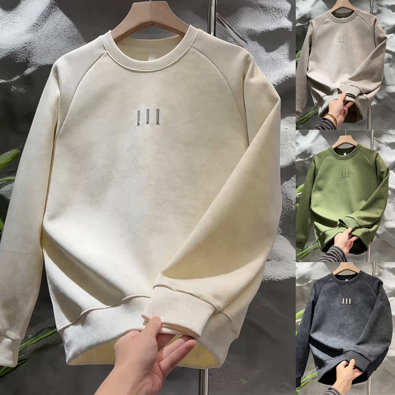 扎染设计美式高街重磅休闲男卫衣