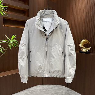 秋冬新款男士棉衣立领工装加厚夹克爆款宽松拉链二棉高级感冲锋衣