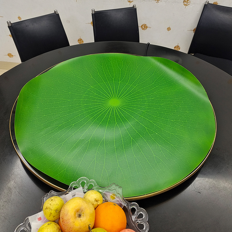 仿真餐厅菜肴装饰绿色叶子塑料