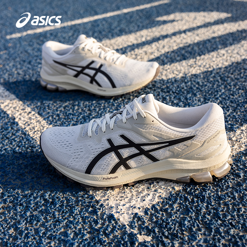 亚瑟士男子缓震耐磨透气跑步鞋