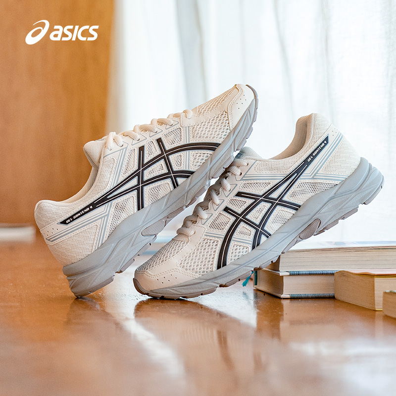 亚瑟士女子缓震透气跑步鞋