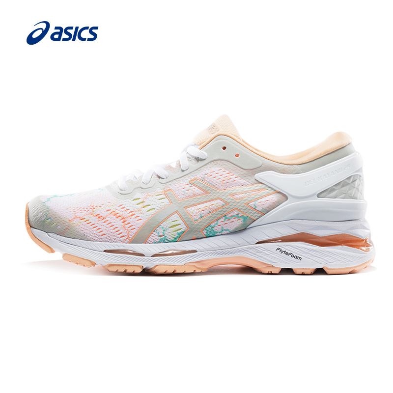 ASICS亚瑟士稳定跑步鞋GEL-KAYANO 24女LITESHOW夜跑鞋T8A9N-0101