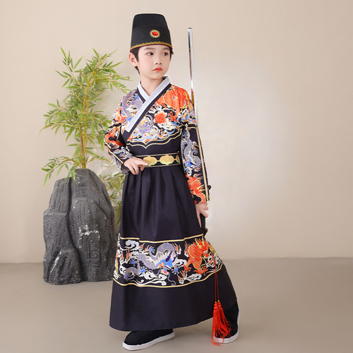 儿童飞鱼服cos服男童锦衣卫汉服