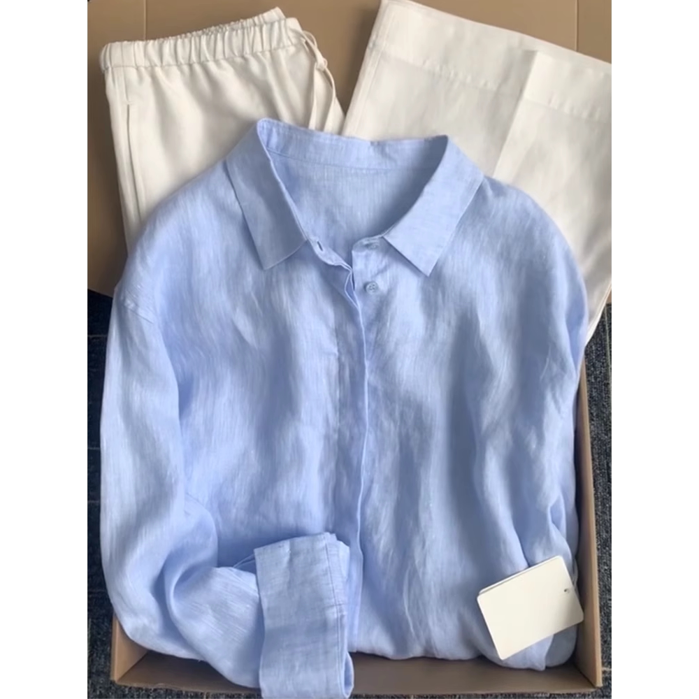 品牌正品女装衣服断码特价清仓 不接受退换-天丝棉麻老钱风衬
