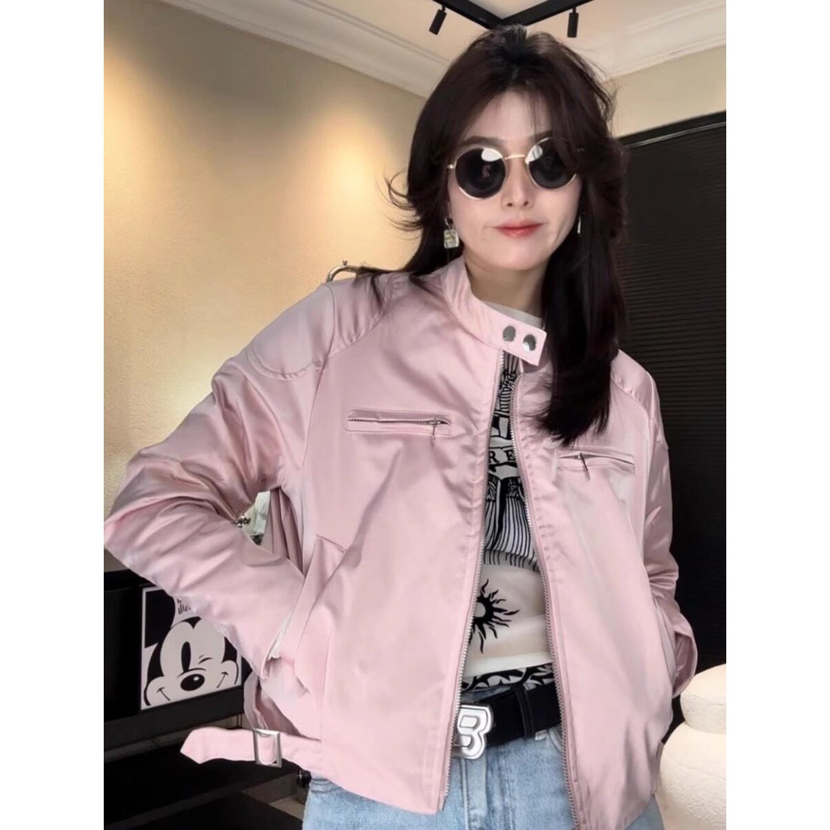 品牌折扣正品女装断码清仓特价不能退换短款棒球服外套女2026新款