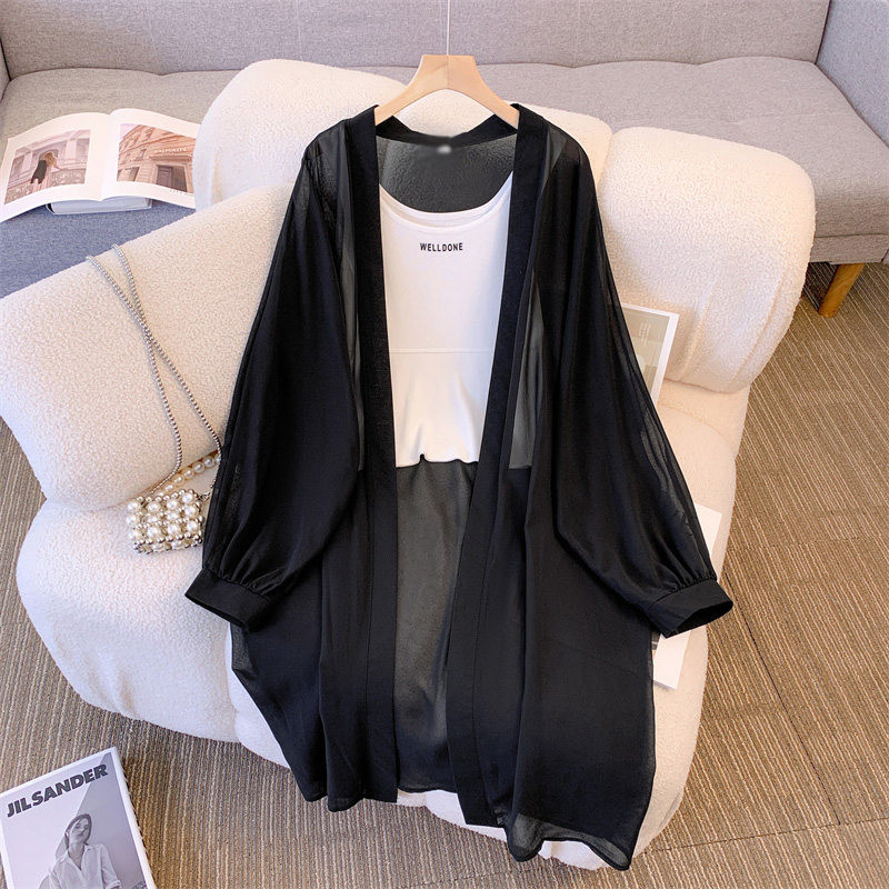 品牌正品女装衣服断码特价清仓 不接受退换-中长款防晒开衫女薄款